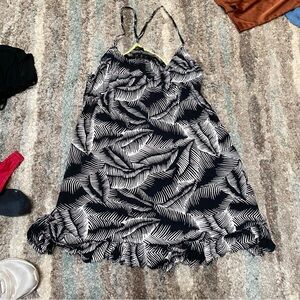 Volcom Black and White Patterned Dress